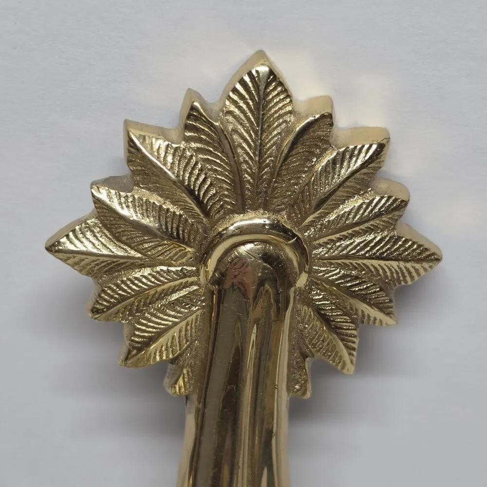 Vintage Hollywood Regency Brass Wall Candle Holder 12